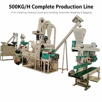 Usine de mouture de farine entièrement automatique Quanfeng 10T/D / Machine à moudre le blé, le maïs et le riz, haute puissance 380/220V 30KW, garantie 1 an