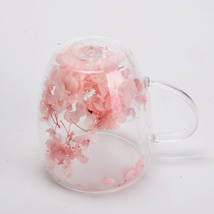 Tazas de Café de Doble Pared con Diseño Floral, Aisladas y Resistentes al Calor, para Té, Leche o Jugo, Venta al Por Mayor - Product Image 6