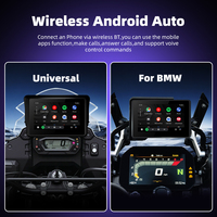 Écran de navigation M3 5 pouces pour moto avec CarPlay et Android Auto, résolution 1024 x 600, 1000 NIT, étanche IP67, fixation rapide