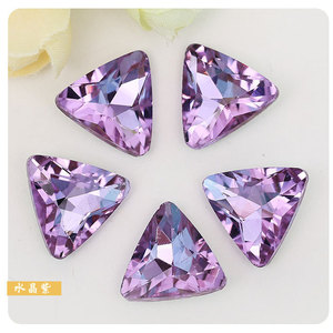 Strass triangulaires de 6 à 23 mm, 16 facettes, qualité A, pour coques de téléphone, accessoires de bijouterie - Product Image 3