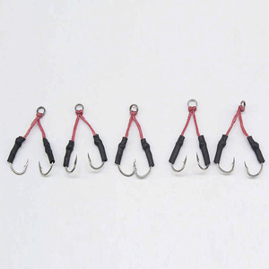 Nuovo 10 # -20 #   Amo da Pesca in Carbonio Economico, Amo Ausiliario Doppio, Ami da Pesca Gemelli - Product Image 2