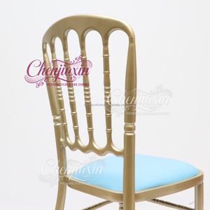 <span class=keywords><strong>Sillas</strong></span> <span class=keywords><strong>de</strong></span> banquete Napoleón <span class=keywords><strong>de</strong></span> metal y aluminio dorado para eventos, alquiler al por mayor <span class=keywords><strong>de</strong></span> muebles usados para hoteles, bodas y fiestas infantiles. - Product Image 6