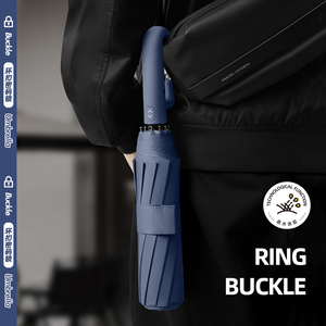 Paraguas Personalizable con Logotipo, Super Grande, Totalmente Automático, 8 Varillas, Regalos Empresariales, 125 cm de Diámetro Abierto, Nuevo con Bloqueo de Contraseña Doble - Product Image 4