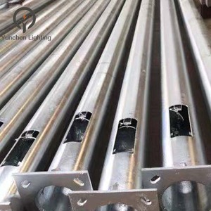 7 metre fener direği Q235 çelik galvanizli elektrik sokak aydınlatma direği filipinler - Product Image 3