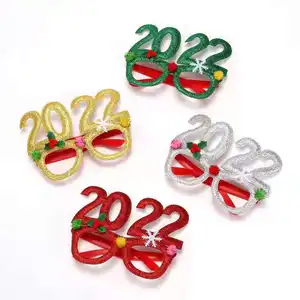 2024 Kids' Plastic Christmas Party Glasses Decoration Accessory for the Holiday Season