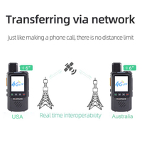 KULTALKS KP-258 Talkie-walkie global PTT 4G LTE avec carte SIM, portée de 1000 milles, radio longue portée M2603