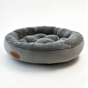 Lit de couchage carré <span class=keywords><strong>en</strong></span> feutre chaud pour chat et chien PKY, style dessin animé, semi-fermé, épais, pour petits animaux, lavable - Product Image 3
