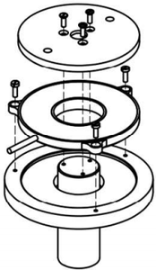 精密19ビット絶対誘導エンコーダSSI角センサー0.01 ° 精度IP67海洋航法位置追跡エンコーダ - Product Image 6