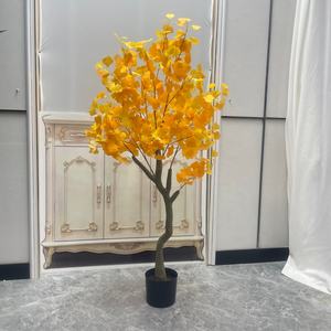 Árbol Bonsái de <span class=keywords><strong>Ginkgo</strong></span> Artificial, Poste de Plástico Grande para Proyectos de Jardinería, Árbol Decorativo Artificial para Paisajismo - Product Image 3