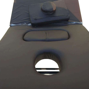 Multi-purpose washable massage <b>bed</b>; Custom-designed acupuncture and treatment <b>bed</b> with holes; Extended and widened <b>sponge</b> - Product Image 3