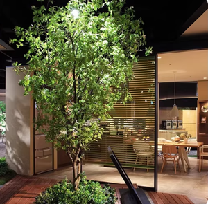 모조 안드로메다 펜둘리플로라 바닥에 세우는 녹색 식물 풍경 대형 인조 나무 및 인조 식물 - Product Image 3