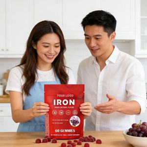 En Çok Satan Ürünler Vegan Demir Jelibonları Sağlık Ürünü Demir Eksikliği, Anemi için Vitaminli Demir Jelibon - Product Image 1