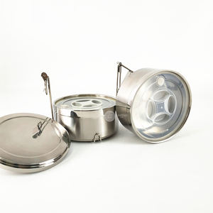 Toptan bento kutuları ile 201/304 paslanmaz çelik hint <span class=keywords><strong>indian</strong></span> in kutusu 3 tier yemek kabı kilit gıda taşıyıcı - Product Image 5