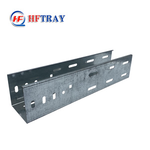 Bandeja de gestión de cables de alta resistencia galvanizada en caliente, resistente a la corrosión, impermeable, perforada, para cableado eléctrico - Product Image 1