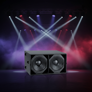 Sistema Audio professionale esterno passivo doppio <span class=keywords><strong>18</strong></span> pollici Woofer altoparlanti in legno con magnete al neodimio - Product Image 5