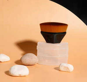 Brocha de Maquillaje Profesional Personalizable con Logotipo, de Lujo, Ecológica, Duradera, Portátil, Suave, de Alta Calidad, para Polvo Suelto, Grande y Plana - Product Image 3
