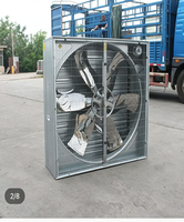 Ventilateur d'extraction à volet automatique pour élevage porcin, ventilateur de refroidissement pour poulailler, ventilateur de ventilation à volet automatique