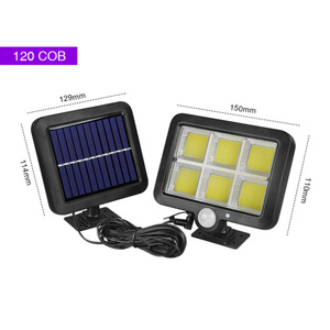 IP65 không thấm nước COB năng lượng mặt trời đèn đường 5 W vườn An ninh ánh sáng cảm biến chuyển động ngoài trời năng lượng mặt trời chia ánh sáng đường phố - Product Image 3