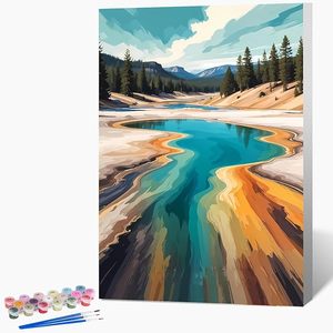 Kit de <span class=keywords><strong>Pintura</strong></span> por Números Personalizado <span class=keywords><strong>con</strong></span> Marco - Set de <span class=keywords><strong>Pintura</strong></span> por Números Personalizado, Kit Completo para Decoración de Paredes del Hogar - Product Image 6
