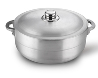 Batterie de cuisine en aluminium 12pcs en alliage d'aluminium à prix d'usine en gros