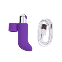Paar-Vibratoren G-Punkt Klitoris-Stimulator Mini Bullet Finger-Vibrator für Frauen Sexspielzeug USB Aufladbar Wasserdicht