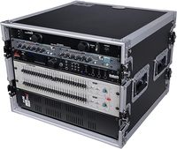 Flight Case d'Amplificateur Vertical 8U Personnalisé Robuste à Usage Intensif