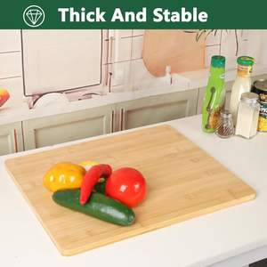 Tabla de Quesos de Bambú Sostenible con Logotipo Personalizado, Tabla de Charcutería, Tabla de Cortar, Juego de Tablas de Cortar para Cocina - Product Image 3