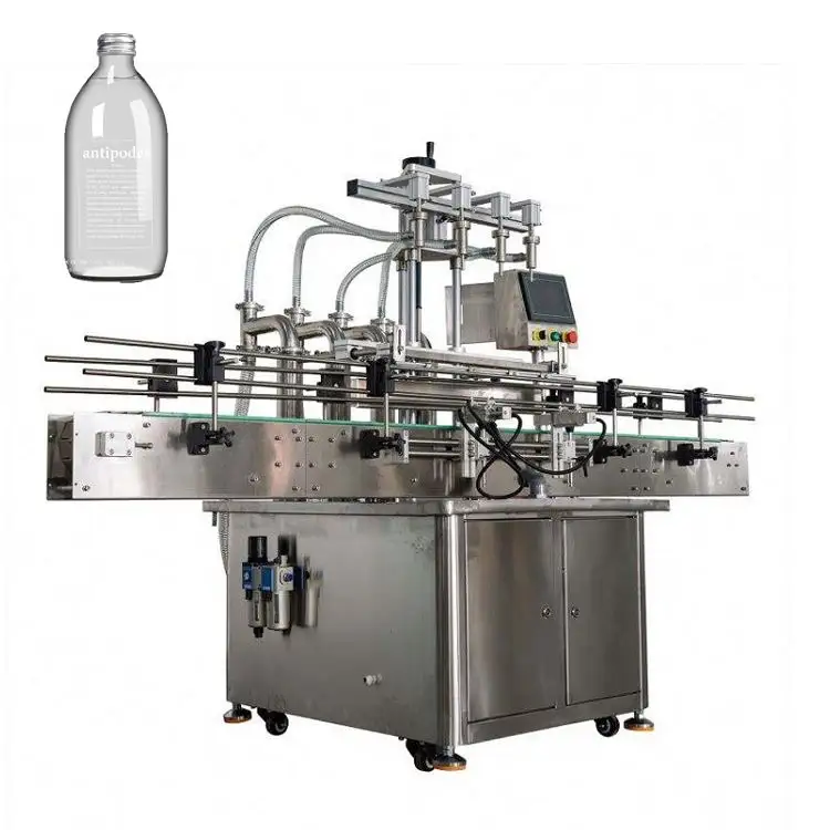 Factory made glass plastic bottle vial can jam water filling machine for cosmetic cream astringent tube