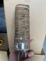 Poteau plat en fibre de coco naturelle biodégradable de 20 pouces de hauteur, vente en gros d'usine, pour jardin domestique personnalisé