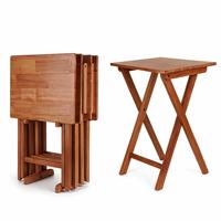 Tables consoles pliantes en bois massif pour l'entrée, le salon et l'extérieur, de haute qualité, directement du fabricant
