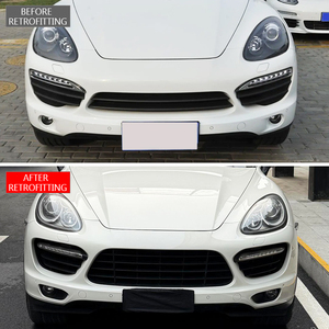 Calandre de pare-chocs avant 958 pour Cayenne, modèle 2011-2014, état neuf, kit de modification de carrosserie avec feux antibrouillard - Product Image 2