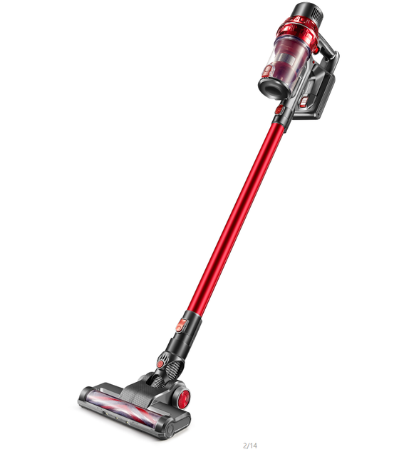 V10 Home High-Suction 23KPA Cordless Vacuum Cleaner Portable BLDC Wireless Handheld Vac for Hotels Bagless Cyclone Design