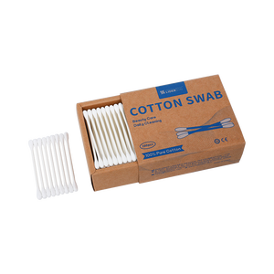 Coton-tiges biodégradables respectueux de l'environnement, 200 pièces/boîte, bâtonnets en papier, coton-tiges avec boîte en papier kraft - Product Image 5