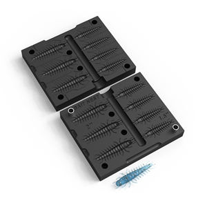 Custom Swimbait Shaker Isca Molde De Injeção De Plástico Macio Isca De Pesca Baixo Fazendo Molde OEM/ODM Material De Alumínio - Product Image 6