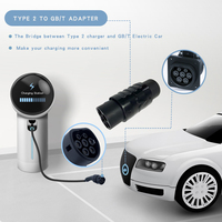 Nouvel adaptateur de charge EV 16A 32A AC 7kW 22kW 250V 430V monophasé/triphasé Type 2 vers prise GBT GB/T avec verrouillage
