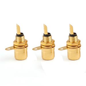 Venda quente banhado a ouro <span class=keywords><strong>RCA</strong></span> lotus Panel Mount Conector Fêmea para audio video - Product Image 4