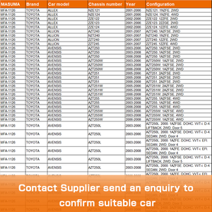 MFA-1126 MASUMA Auto Sistem Mesin Filter Udara 17801-0D010 17801-0D011 17801-0D020 untuk TOYOTA - Product Image 3