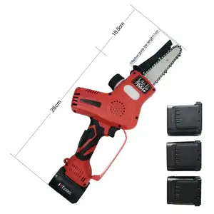 Bamboe Logging Elektrische Hand Saw Kettingzaag Enkele Kettingzaag Fruit Boom Huishoudelijke Draadloze Lithium Elektrische Snoeien Kleine Outdoor