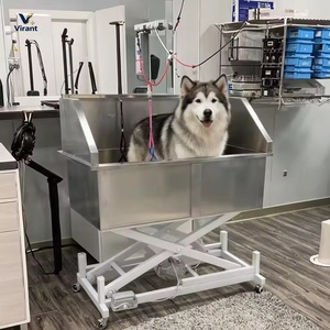 Station de lavage pour chats, salon pour animaux de compagnie, baignoire multifonction en acier inoxydable pour grands chiens, baignoire pour chats - Product Image 3