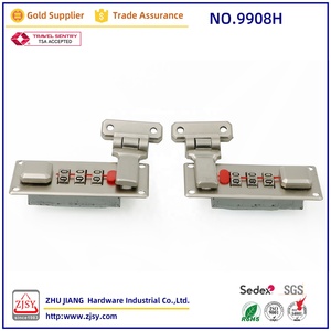 9908H 아연 합금 보안 도난 방지 비밀번호 박스 잠금 장치 3자리 조합 서류 가방 잠금 장치 - Product Image 4