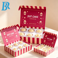 Boîtes à cupcakes, boîtes à gâteaux, boîtes à biscuits, boîtes à desserts, boîtes à bonbons, contenants à glaces, boîtes à donuts, boîtes à gâteaux personnalisées à 6 compartiments avec logo