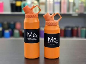 Botella de Agua Deportiva para Exteriores, 750 ml, 950 ml, Acero Inoxidable 304, Taza Térmica Aislada con Asa y Tapa Antiderrames - Product Image 4