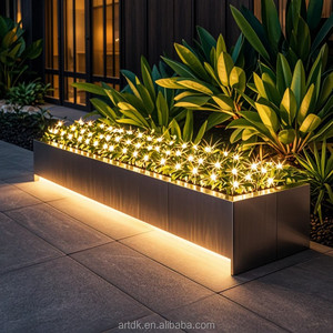 58 <span class=keywords><strong>Vasi</strong></span> per Fiori in Acciaio Inox di Forma Personalizzata con Luce LED per Decorazione di Hotel, Giardini e Strade, Paesaggistica Commerciale - Product Image 3