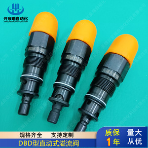 Soupape de sécurité à action directe Xingchenrui série DBDS, type à débordement fileté, pour pompe - Product Image 2