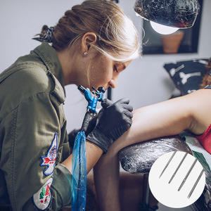 <span class=keywords><strong>Agujas</strong></span> <span class=keywords><strong>de</strong></span> Tatuaje <span class=keywords><strong>de</strong></span> 1-9 Puntas, Surtido <span class=keywords><strong>de</strong></span> Tamaños, 50/100 unidades, Mixto M1 RS RL, para Máquina <span class=keywords><strong>de</strong></span> Bobina, <span class=keywords><strong>Agujas</strong></span> <span class=keywords><strong>de</strong></span> Mango Largo, Especificaciones para Delineado y Sombreado - Product Image 6