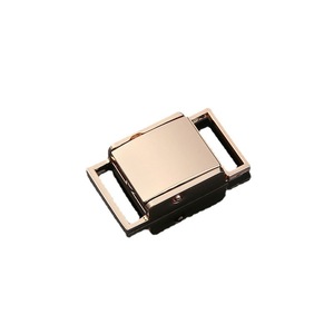 Hebilla de cierre automático de aleación de zinc de 15 mm, negra, ajustable, para accesorios de ropa y cierres de bolsos. - Product Image 4