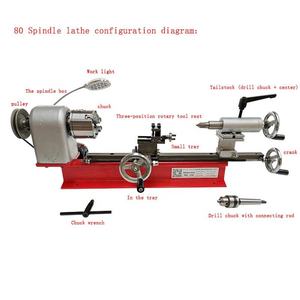 Torno Manual de madera pequeño de control numérico <span class=keywords><strong>micro</strong></span> multifunción automático de alta precisión torno de máquina de torneado - Product Image 4