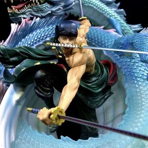 Figura de Acción de 23 cm, Estilo Nuevo, GK de Gran Tamaño, Doble Retrato, Black Pearl Roronoa Zoro, Tres Dragones, Figura de Anime de Zoro - Product Image 4