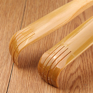 Senxiao Bamboo Long Natural Wood <strong>Back</strong> <strong>Scratcher</strong> Massager Pen Clip Handy Manually Body Stick - Product Image 4