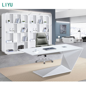 Escritorio Ejecutivo Moderno Convertible de Lujo Personalizado Liyu, Muebles de Oficina en Casa de Madera de Alta Calidad - Product Image 3